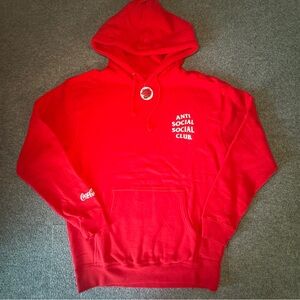 Anti Social Social Club Red Hoodie